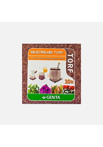 Sıkıştırılmış Torf cocopeat 10 L