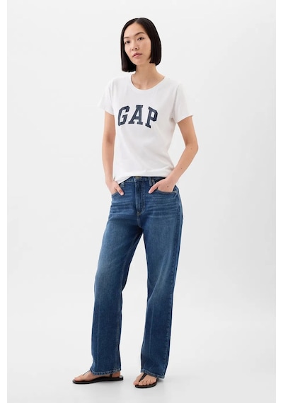 Gap V-ss Logo Classic Kadın Tişört Beyaz