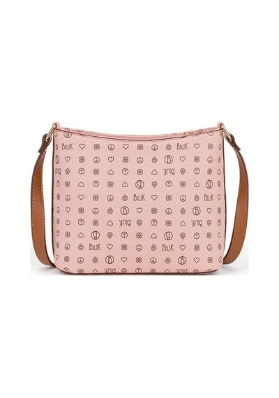 Bilik Deri Monogram Pembe/taba Kadın Çapraz Askılı Çanta Nv 1008- 001