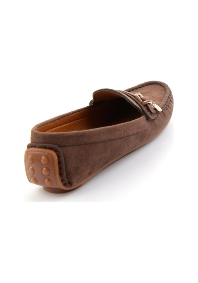 Bambi Kahve Kadın Loafer Ayakkabı K01309000772 Kahve