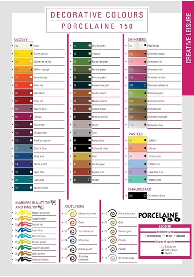 024 105 Porselen Boyası, 45 Ml Genel