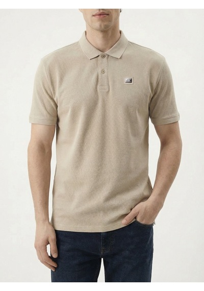 LOFT Regular Fit Erkek Polo K.kol Açık Bej