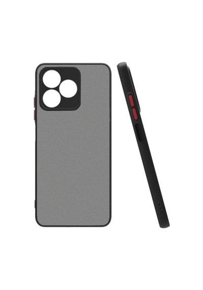 Zore Realme C53 Kılıf Nvth Hux Kapak - Siyah