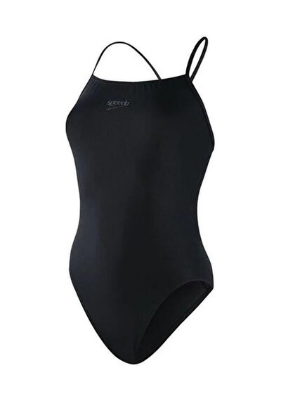 Speedo Eco End+ Tsrp Af Blk Kadın Yüzücü Mayosu 8-135390001 Siyah Siyah