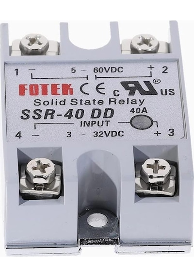 Ssr-40dd Ssr Solid State Röle 40a 3-32v Giriş 5-60v Çıkış Katı Hal Rölesi