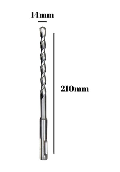 Beton Hilti Ucu Duvar Delme Hilti Delici Matkap Ucu Delici 14mm X 210mm 1 Adet