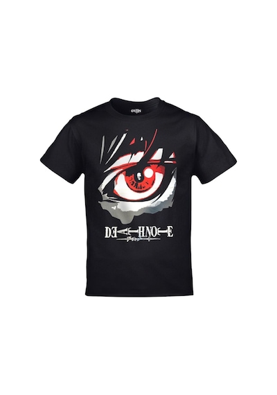 Kalic Studio Unisex Siyah Death Note Büyük Göz Baskılı Siyahorj447