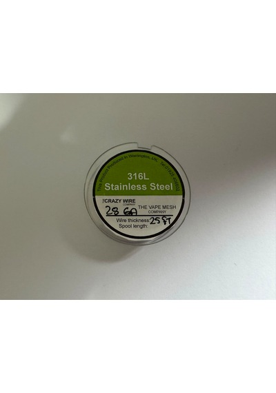 Crazy Wire 28 Ga Ss 316ltel 25 Feet 8 Metre