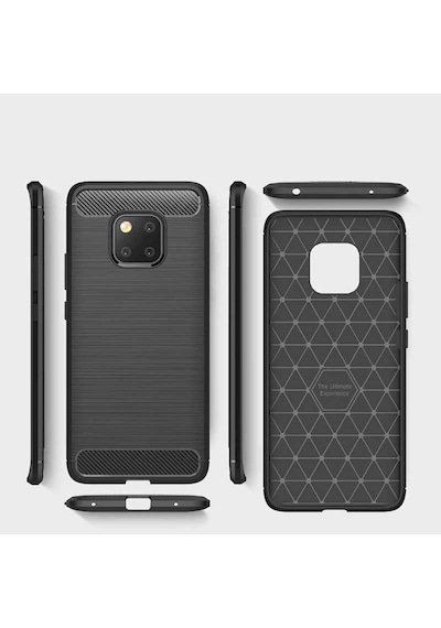 Huawei Mate 20 Pro Kılıf Zore Room Silikon Kapak Siyah