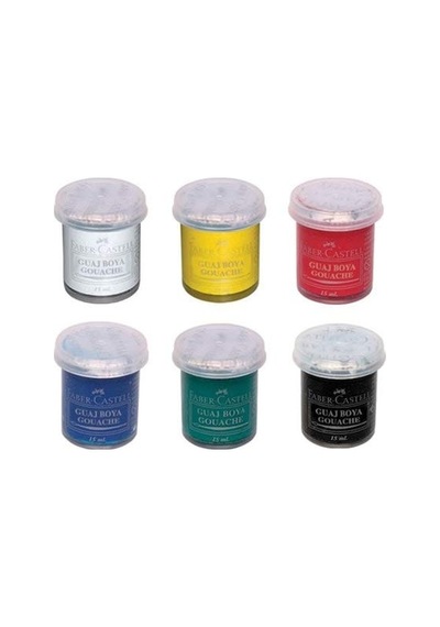 Faber-castell Guaj Boya 6 Renk - 5170160400 10'lu