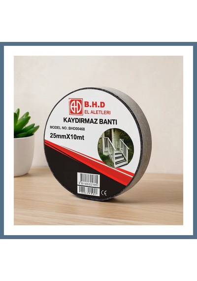 Buradabulabilirsin Kaydırmaz Bant 25 Mm X 10 M Siyah Bbz