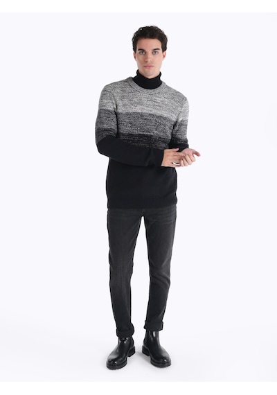 Colin's Colins Regular Fit Bisiklet Yaka Triko Lacivert Erkek Kazak Cl1066045 Lacivert