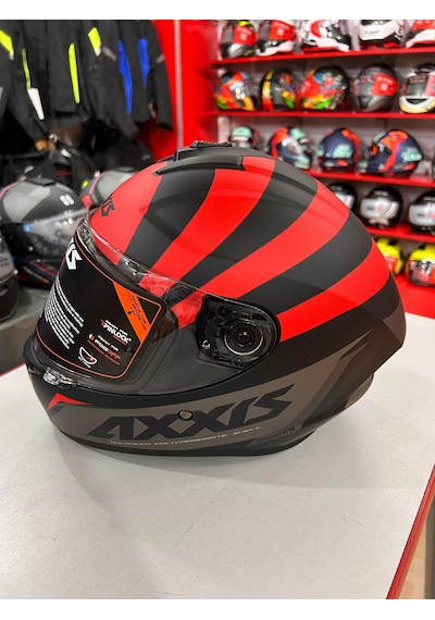 Axxıs Draken S Premıer B5 Matt Red Xxl Kırmızı