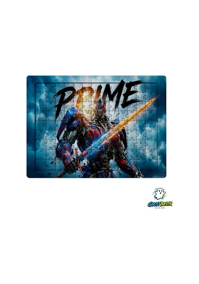 Ghostbastır Design Transformers Optimus Prime 99 Parça Ayaklı Puzzle Dekoratif Çocuk Yapbozu 0211