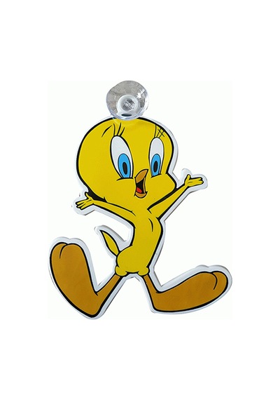 Tweety Vantuzlu Pleksi Cam Süsü - Tweety Cam Süsü - Tweety Pleksi