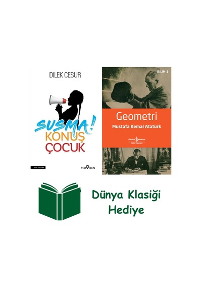 Susma Konuş Çocuk + Geometri + Dünya Klasiği Hediye