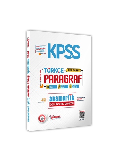 2026 Kpss Türkçe Asimetrik Paragraf Soru Bankası Konu Özetli Dijital Çözümlü Anamorfik Yayınları