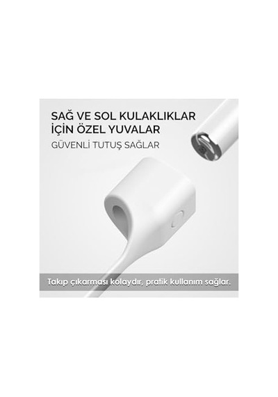 Appl Airpods Pro 3 / Airpods Pro 2 / Airpods Pro Manyetik Boyun Askısı Kulaklık Tutucu İp B