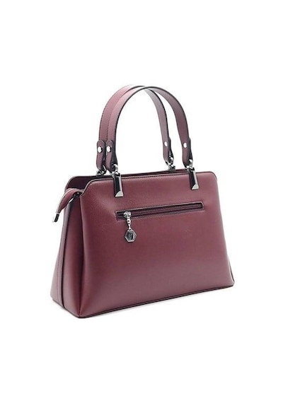 Silver Polo Sp972 Kadın El Çantası Düz Bordo-bordo