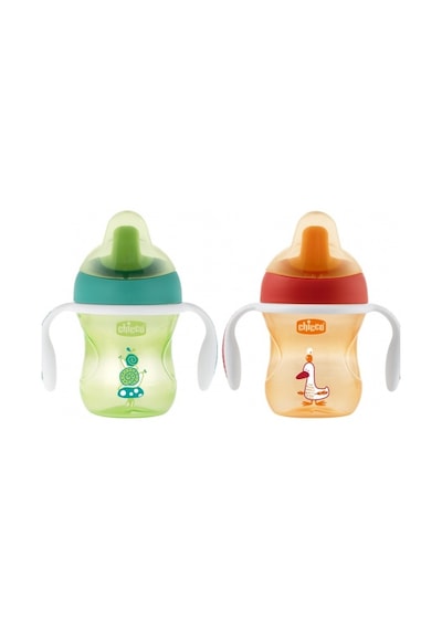 Chicco Yarı Yumuşak Uçlu Eğitim Bardağı 6 Ay+  Unisex Çok Renkli