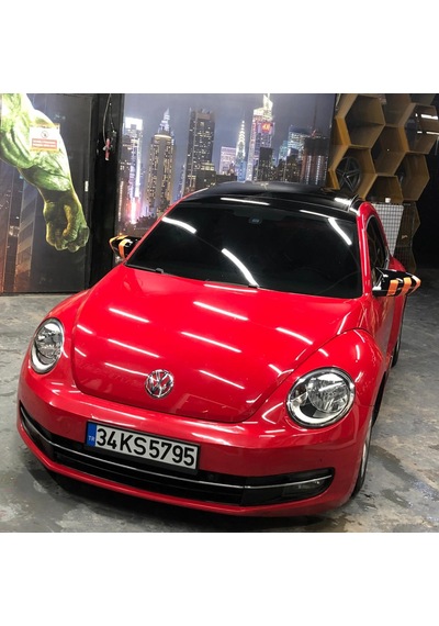 Sts Oto Aksesuar New Beetle 2011-2019 Batman Yarasa Ayna Kapağı Piano Black Abs Plastik (01)