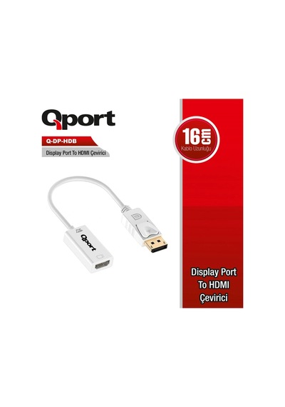 Qport Dısplay To Hdmı Çevirici Q-dp-hdb
