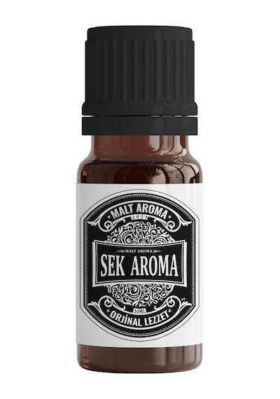 Sek Aroma Black Hazır Karışım Malt Kiti - Black Hazır Karışım Malt Aroması 10 ML - 1 L Uyumlu
