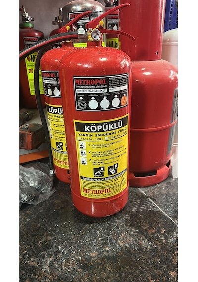 Yangın 6 Kg Aff Foam Köpüklü Ayaklı Yangın Söndürme Sistemleri,yangın Tüpü P266362273oss