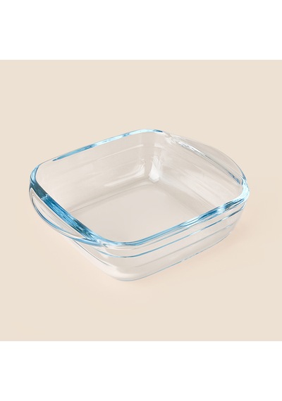 Glass Bilbao Cam Fırın Kabı - Şeffaf - 14x4 Cm Çok Renkli