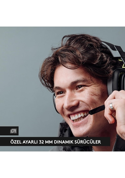 Logitech G Astro A10 Kablolu Oyuncu Kulaklığı, Xbox İle Uyumlu, Çevirmeli Sessiz Boom Mikrofon, 32 Mm Dinamik Sürücüler, Üstün Konfor İçin Kafa Bandı, Siyah