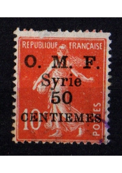 O.m.f. Suriye 50 Centimes 1921 Op0554