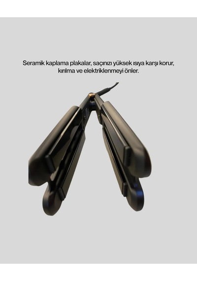 Astraltech Saç Düzleştirici Seramik Plakalı 230 C Hızlı Isınma 360 Kablo