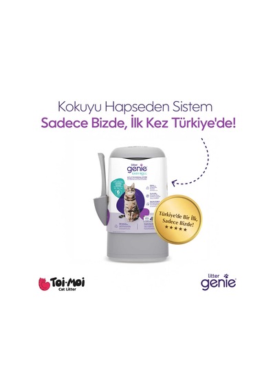 Yeni Nesil Ultra Koku Önleyici Kedi Kumu Çöp Kovası Yedek Poşet
