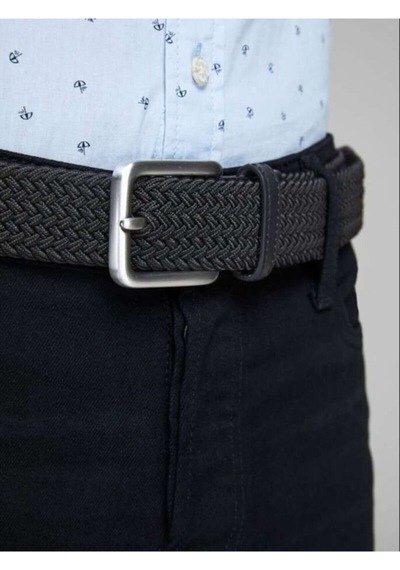 Jack & Jones Jacsprıng Woven Belt Noos Erkek Siyah Kemer - 12118114