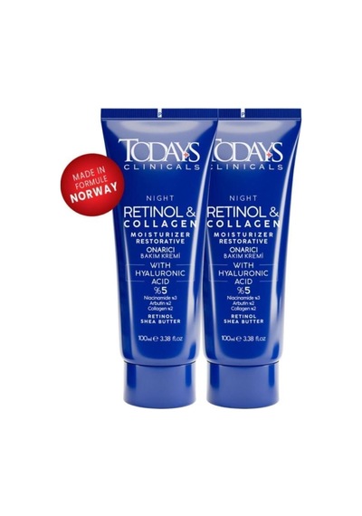 Tr Retinol & Collagen Onarıcı Bakım Kremi, Hyaluronic Acid, 100ml, 2 Adet