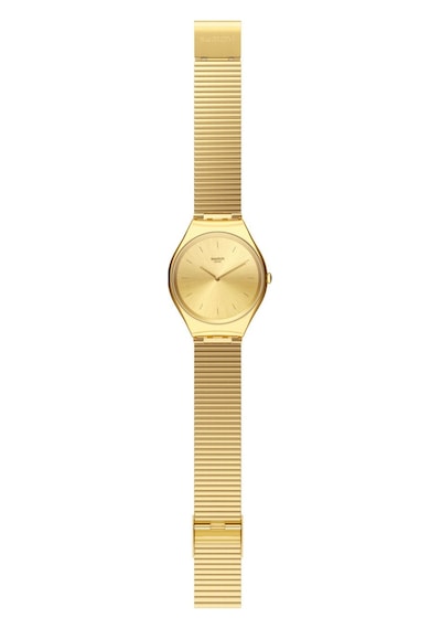 Swatch Syxg100gg Kadın Kol Saati Altın