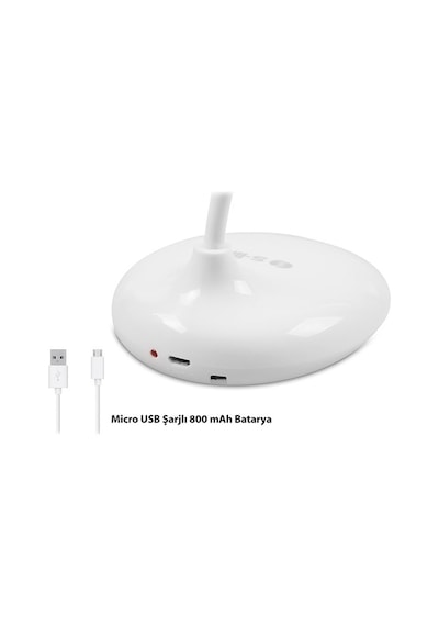 Taşınabilir Masa Lambası 14 Led Şarjlı 500Mah S-Link Sl-8725