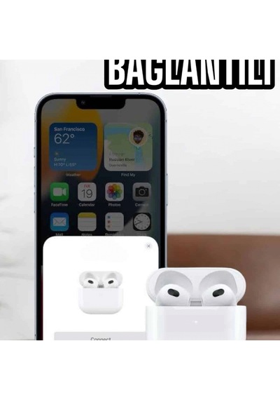 Beyaz Tws Kablosuz Bluetooth Kulaklık Anc, Çift Telefon Desteği, Su Ve Tere Dayanıklı 00
