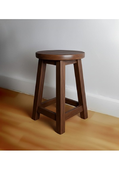 Ahşap Tabure 45 Cm / Arbrestore Ceviz