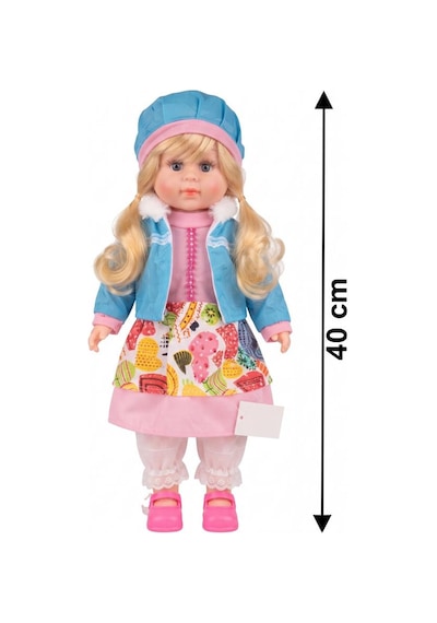 Güzel Yüzlü  En İyi Arkadaşım 40 Cm Modaya Uygun Gerçekçi Detaylı Eğlenceli Oyuncak Elyaf Bebek