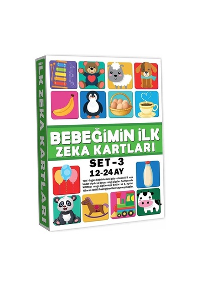 Ers 2212 Eğitici Kartlar 12-24 Ay Zeka Kartları -dıytoys Çok Renkli