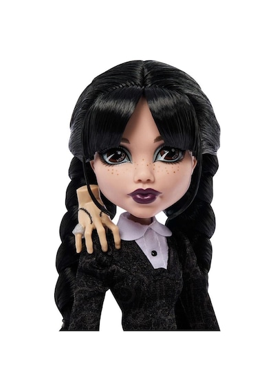 Jnj91 Monster High Wednesday Addams Bebek Siyah
