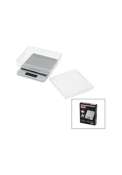 Superıor Mını I-2000 3000gr/0.1gr Mini 10.5x13cm Hassas Tartı - Terazi Şeffaf Pls.kapak Pilli 4801