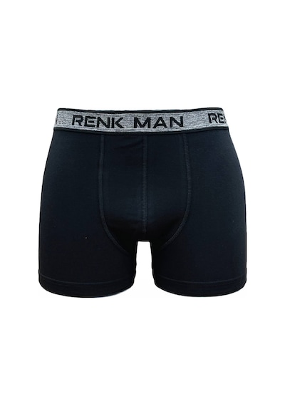 Kenn Paul Renk Man Erkek Düz Siyah Boxer Çok Renkli