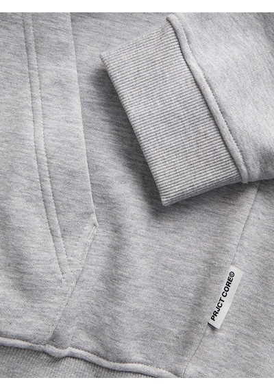 Jack & Jones Cover Graphic Erkek Gri Sweatshirt 12282973-lgm Gri