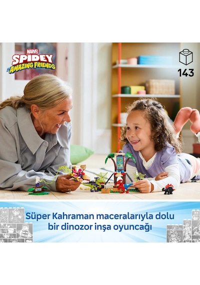 LEGO® Marvel Ağaç Ev Karargahında Spidey ve Gobby'nin Raptor Savaşı 11200 - 4 Yaş ve Üzeri Çocuklar için Oyuncak Yapım Seti (143P)