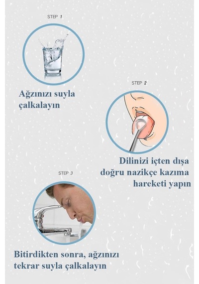 Chavin Cin585 Çelik Dil Temizleme Aparatı