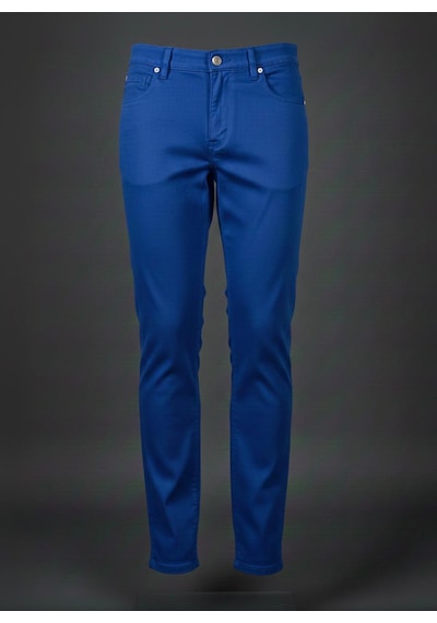 Dıgıl Kids Çocuk Pantalon Keten Likralı Unisex Mavi