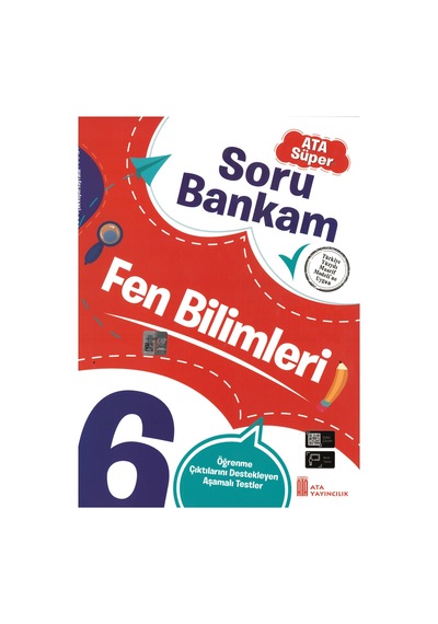6. Sınıf Ata Süper Fen Bilimleri Soru Bankam + Çalışma Kitabım Seti