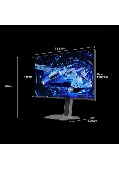 TCL 32G64 Gaming Monitörü 32" 1ms 180hz Qhd 2k Qd-mini Led Oyuncu Monitörü Fast-hva, Freesync